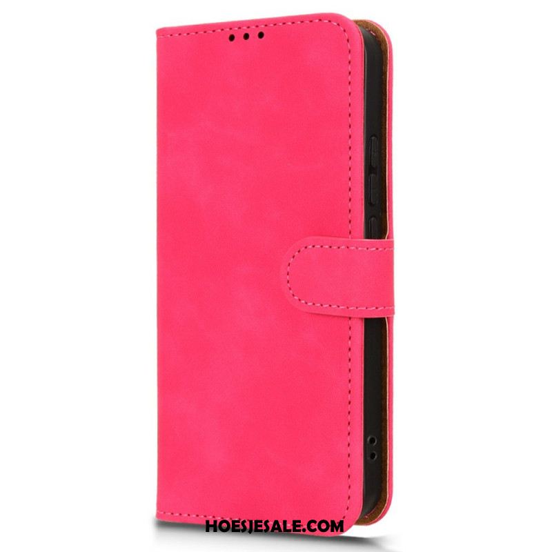 Leren Hoesje Voor Xiaomi 15t Suède Effect