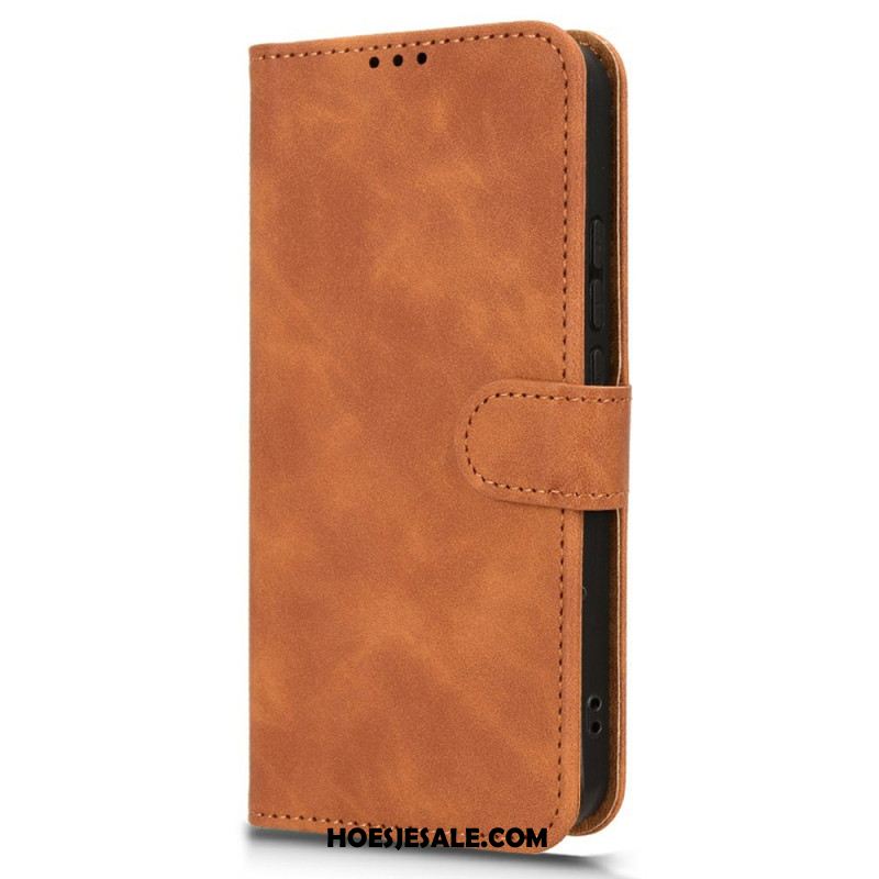 Leren Hoesje Voor Xiaomi 15t Suède Effect