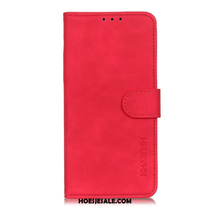 Leren Hoesje Voor Xiaomi 15t Suède-effect Khazneh