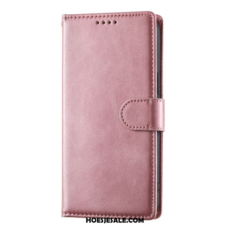 Leren Hoesje Voor Xiaomi 17 Klassieke Portemonnee