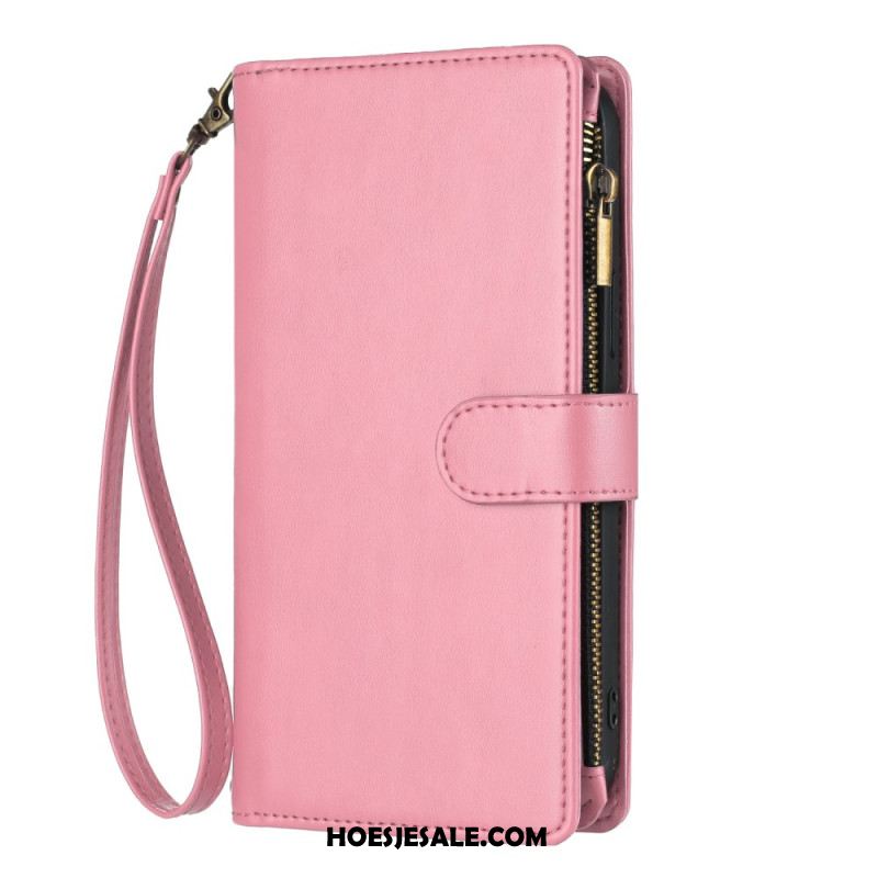 Leren Hoesje Voor Xiaomi 17 Portemonnee Met Riem