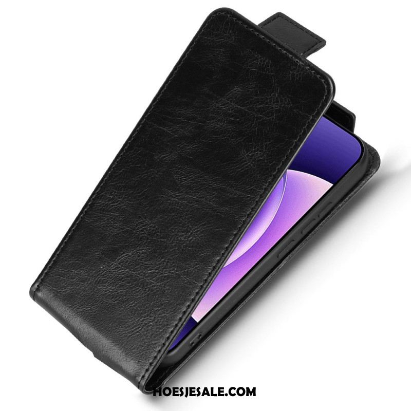 Leren Hoesje Voor Xiaomi 17 Pro Verticale Klep