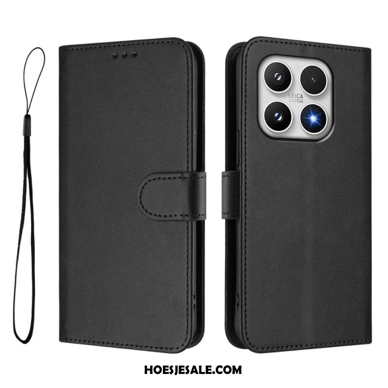 Leren Hoesje Voor Xiaomi 17 Rfid-bescherming Met Leerlook