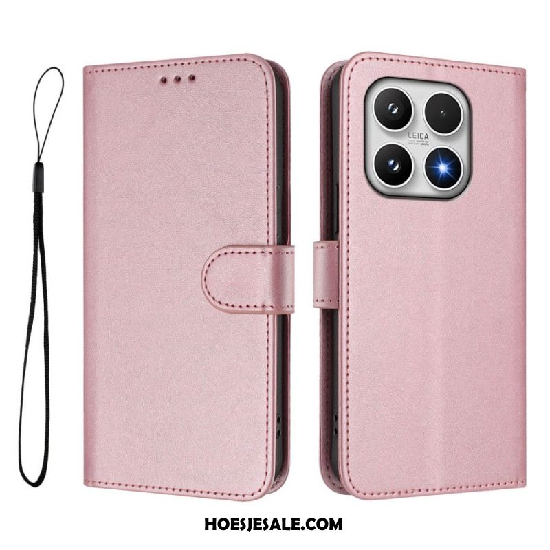 Leren Hoesje Voor Xiaomi 17 Rfid-bescherming Met Leerlook