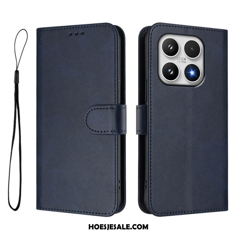 Leren Hoesje Voor Xiaomi 17 Rfid-bescherming Met Leerlook