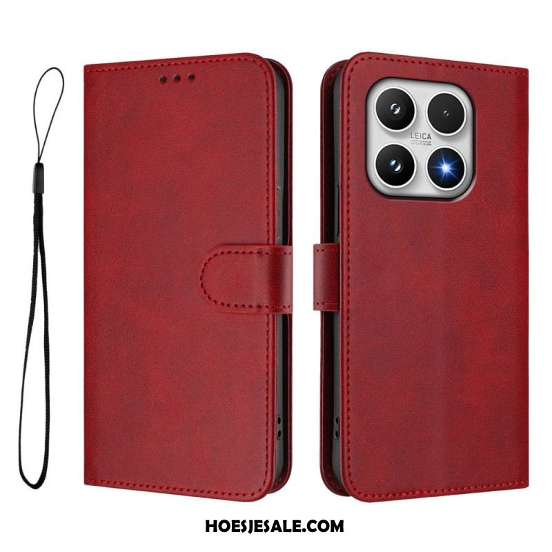 Leren Hoesje Voor Xiaomi 17 Rfid-bescherming Met Leerlook