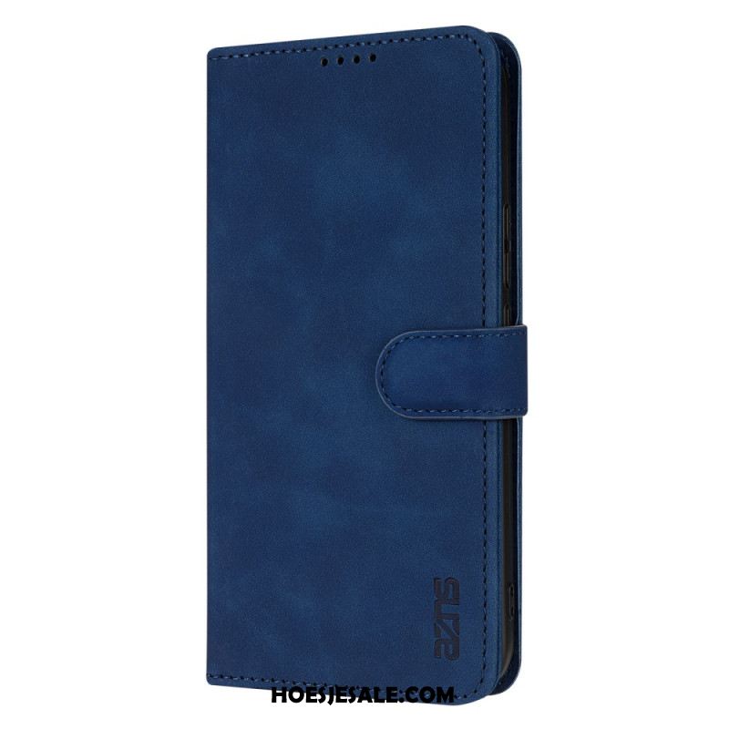 Leren Hoesje Voor Xiaomi 17 Suède-effect Azns