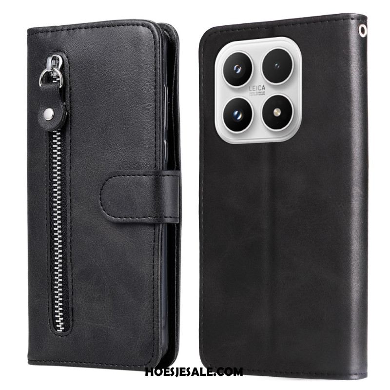 Leren Hoesje Voor Xiaomi 17 Vakje Met Rits