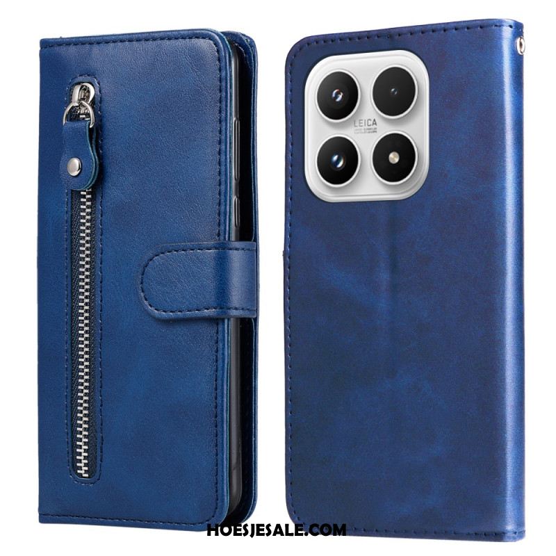 Leren Hoesje Voor Xiaomi 17 Vakje Met Rits