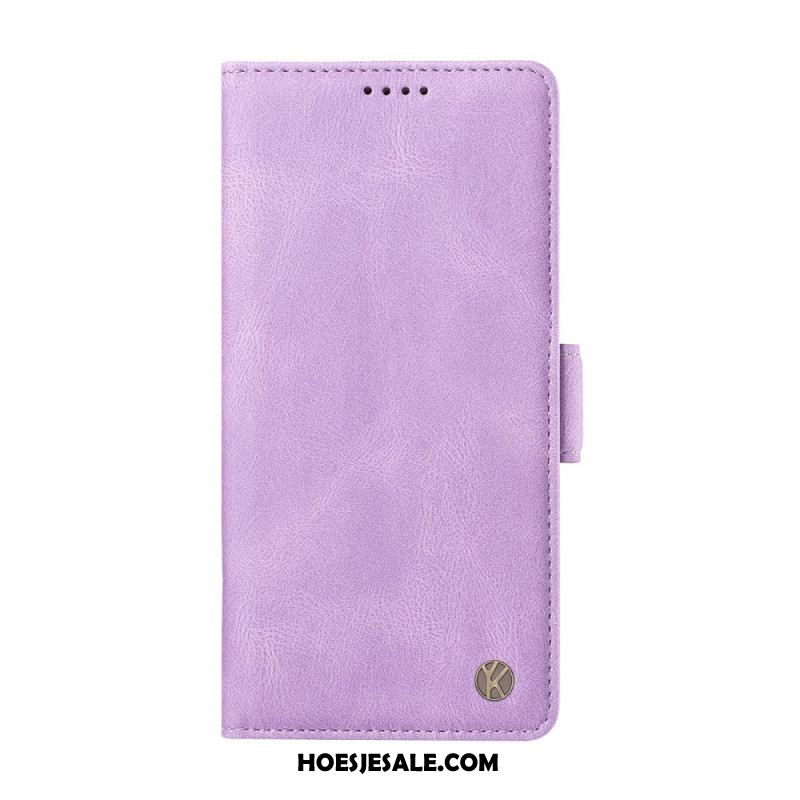 Leren Hoesje Voor Xiaomi 17 Yikatu Suède-effect