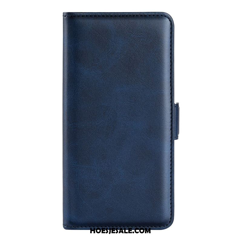 Leren Hoesje Voor Xiaomi Redmi Note 14 5g Dubbele Sluiting
