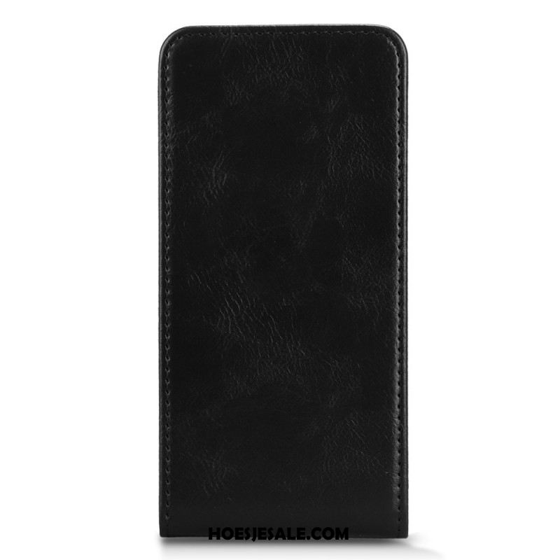 Leren Hoesje Voor Xiaomi Redmi Note 14 5g Verticale Klep