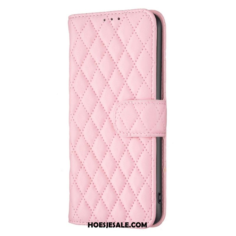 Leren Hoesje Voor Xiaomi Redmi Note 14 Pro 4g Gewatteerd