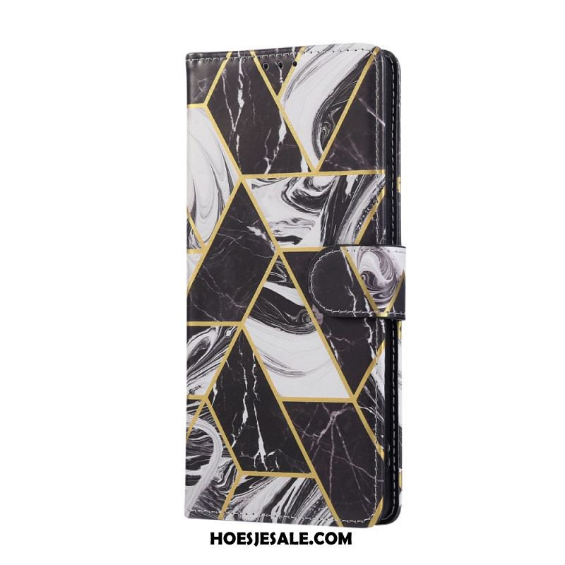 Leren Hoesje Voor Xiaomi Redmi Note 14 Pro 4g Marmerlook