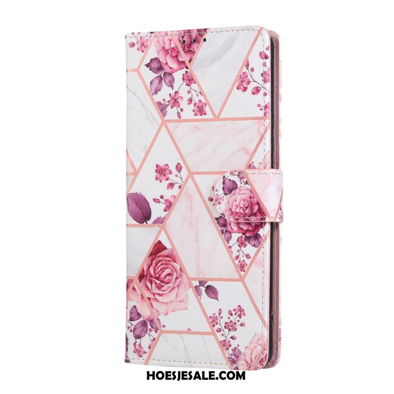 Leren Hoesje Voor Xiaomi Redmi Note 14 Pro 4g Marmerlook