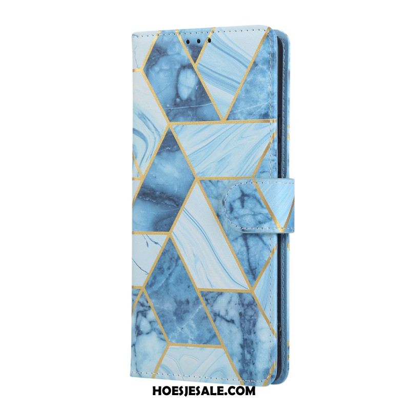 Leren Hoesje Voor Xiaomi Redmi Note 14 Pro 4g Marmerlook