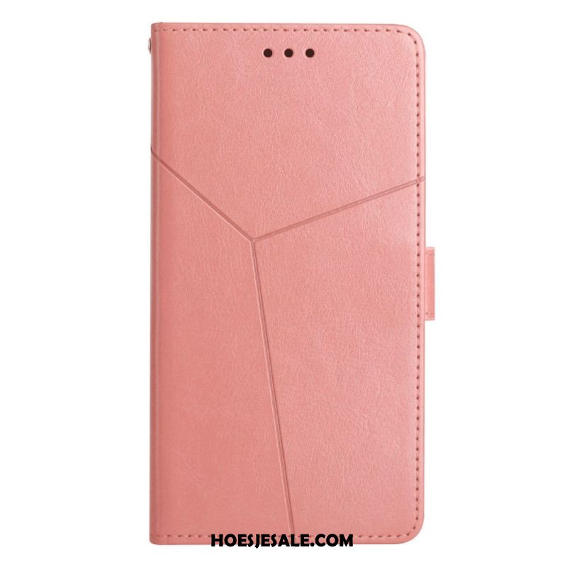 Leren Hoesje Voor Xiaomi Redmi Note 14 Pro 5g Y-vormige Band