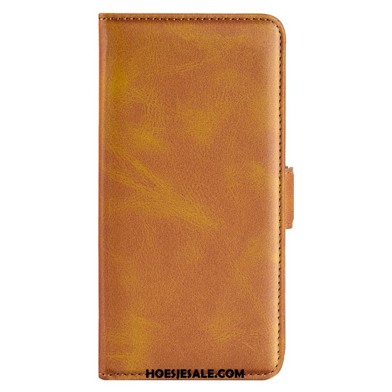 Leren Hoesje Voor Xiaomi Redmi Note 14 Pro Plus 5g Dubbele Sluiting