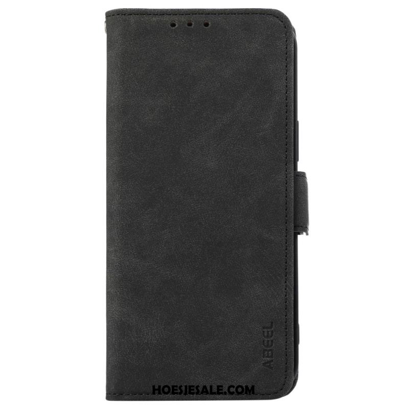 Leren Hoesje Voor Xiaomi Redmi Note 14s Abeel Suède-effect