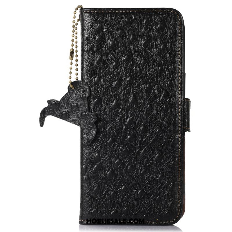 Leren Hoesje Voor Xiaomi Redmi Note 15 Pro 5g Gestructureerd Echt Leer