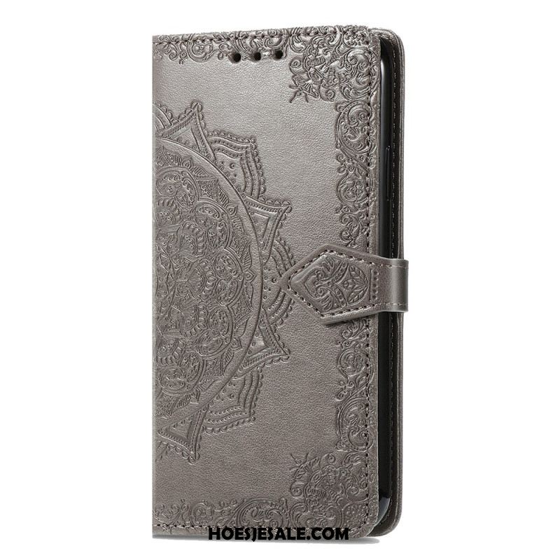 Leren Hoesje Voor Xiaomi Redmi Note 15 Pro Plus 5g Barok Mandala
