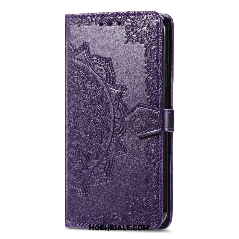 Leren Hoesje Voor Xiaomi Redmi Note 15 Pro Plus 5g Barok Mandala