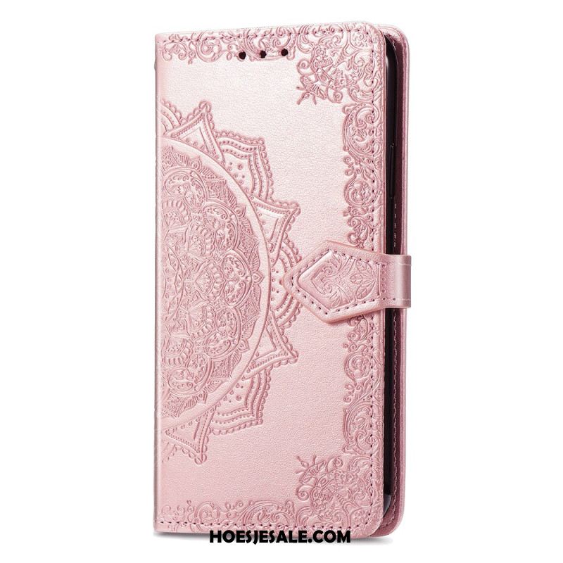 Leren Hoesje Voor Xiaomi Redmi Note 15 Pro Plus 5g Barok Mandala