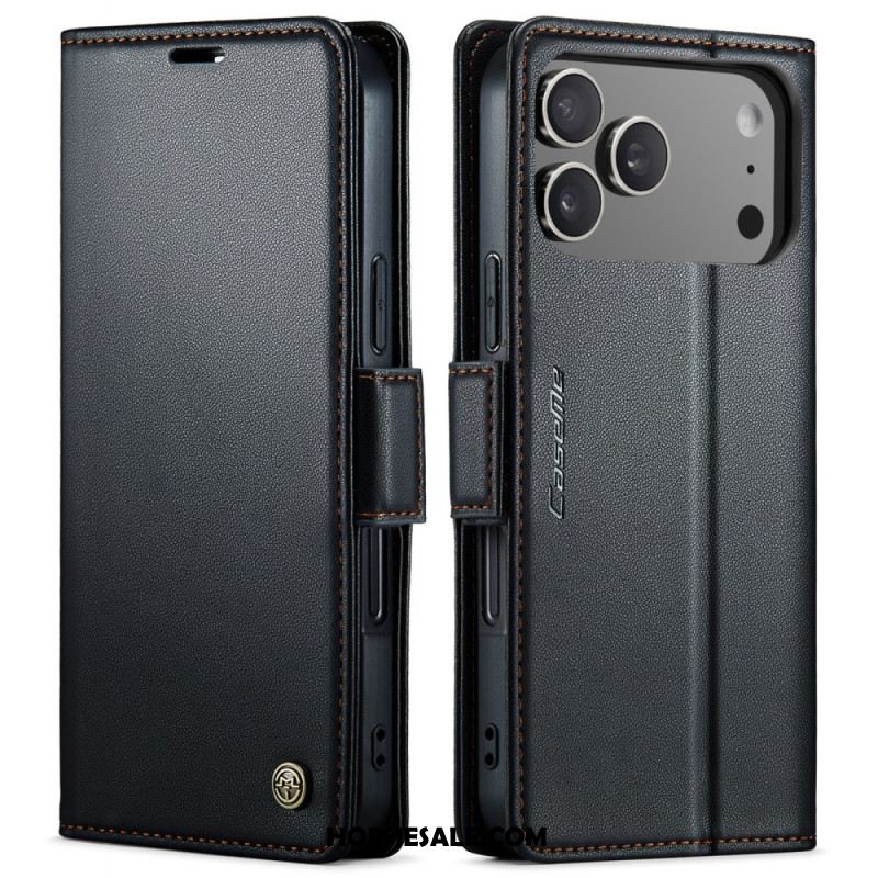 Leren Hoesje Voor iPhone 17 Pro Max Caseme