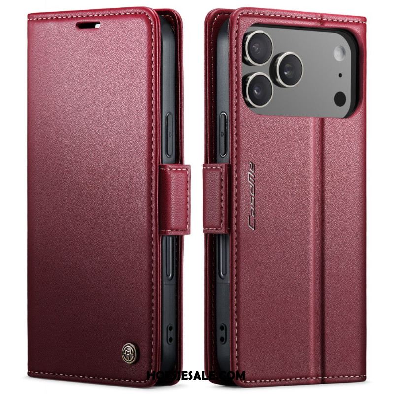 Leren Hoesje Voor iPhone 17 Pro Max Caseme