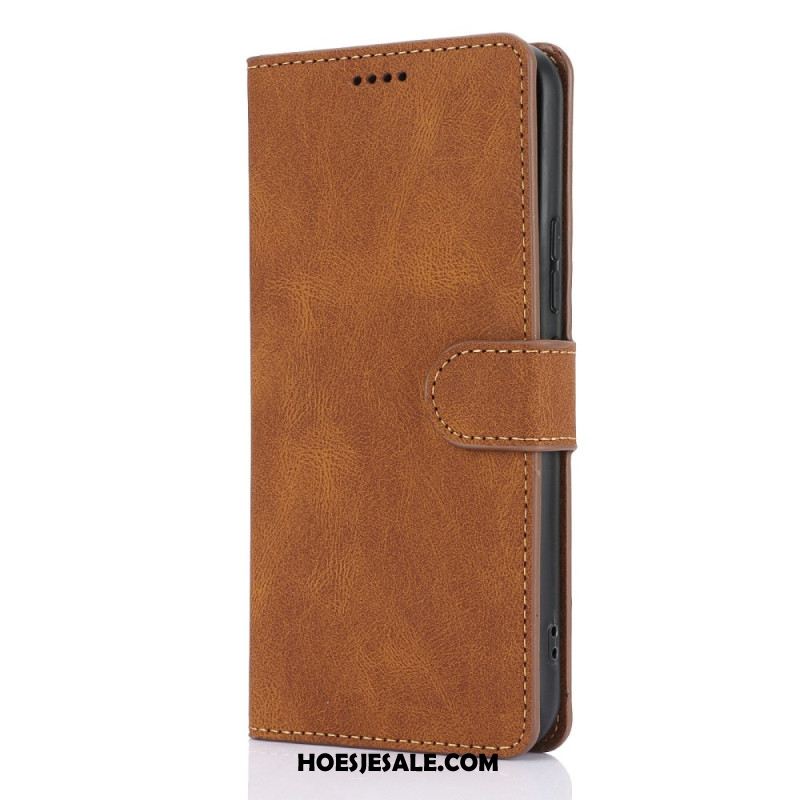 Leren Hoesje Voor iPhone 17 Pro Max Met Portemonnee En Standaard