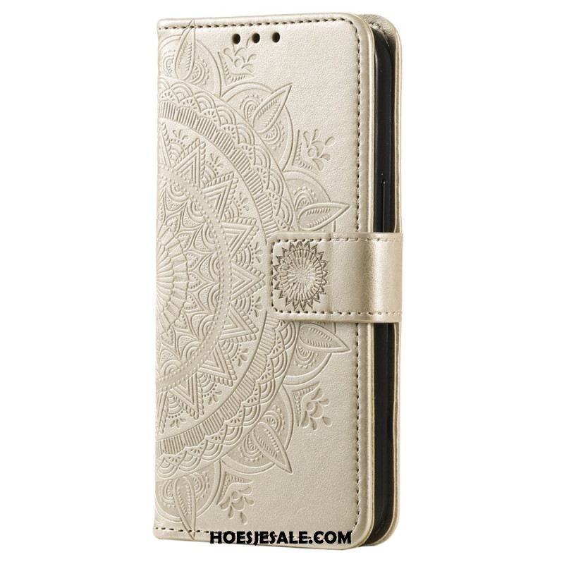 Leren Hoesje Xiaomi 14t Mandala Zon