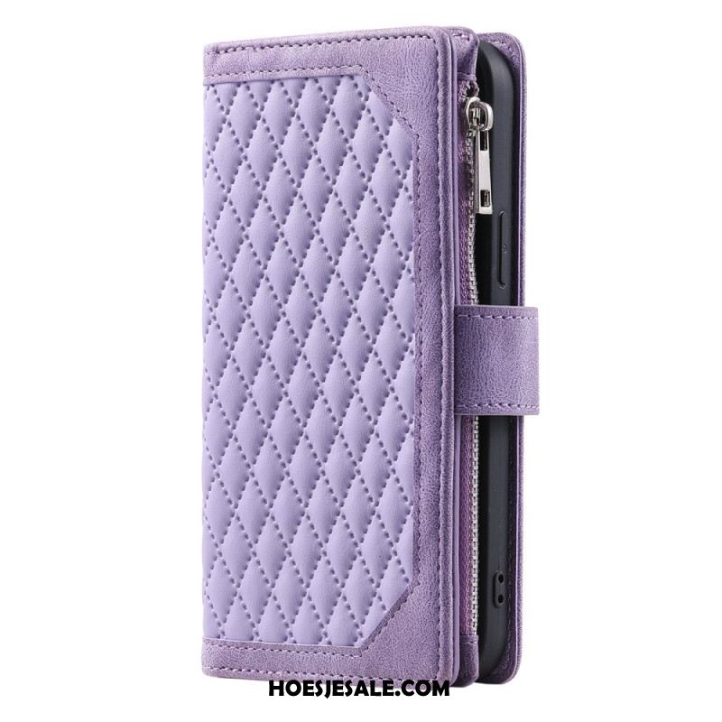 Leren Hoesje Xiaomi 15 Gewatteerd Portemonnee Bescherming Hoesje