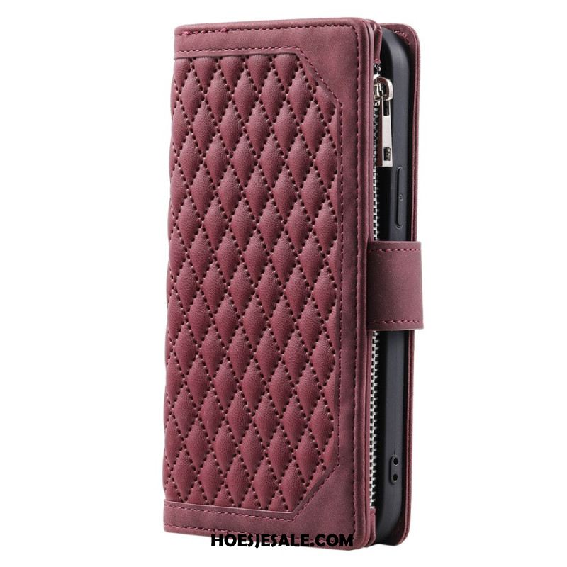 Leren Hoesje Xiaomi 15 Gewatteerd Portemonnee Bescherming Hoesje