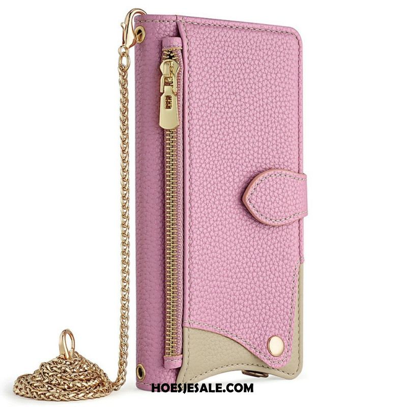 Leren Hoesje Xiaomi 15 Portemonnee En Ketting