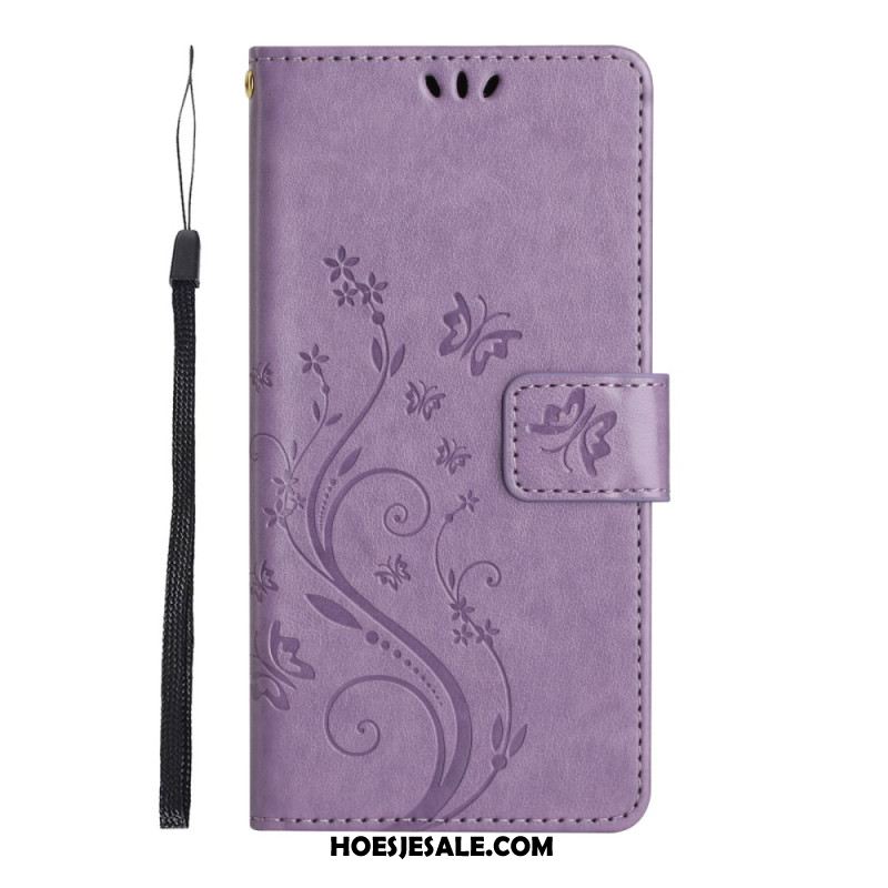 Leren Hoesje Xiaomi 15 Pro Bloemen Bescherming Hoesje