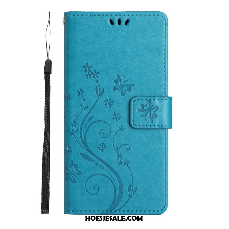 Leren Hoesje Xiaomi 15 Pro Bloemen Bescherming Hoesje