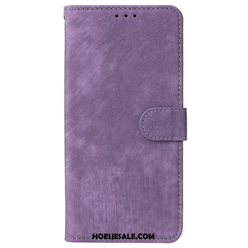 Leren Hoesje Xiaomi 15 Pro Rfid-bescherming Suède-effect Bescherming Hoesje