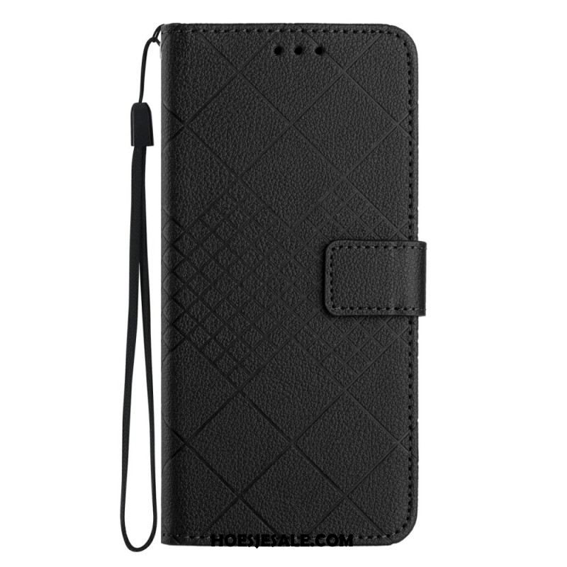 Leren Hoesje Xiaomi 15 Ultra Diamantpatroon
