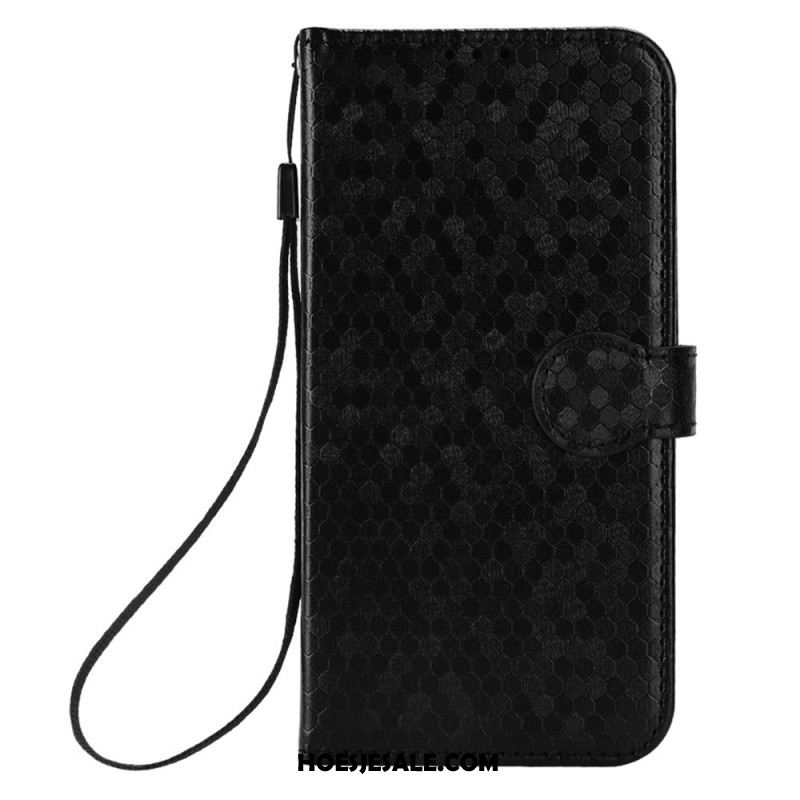 Leren Hoesje Xiaomi 15 Ultra Glitterstippen Bescherming Hoesje