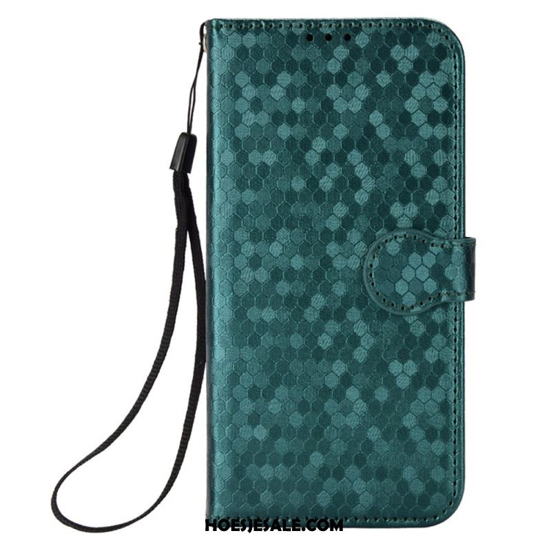 Leren Hoesje Xiaomi 15 Ultra Glitterstippen Bescherming Hoesje