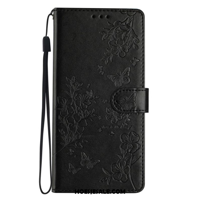 Leren Hoesje Xiaomi 15t Pro Bloemenpatroon Bescherming Hoesje