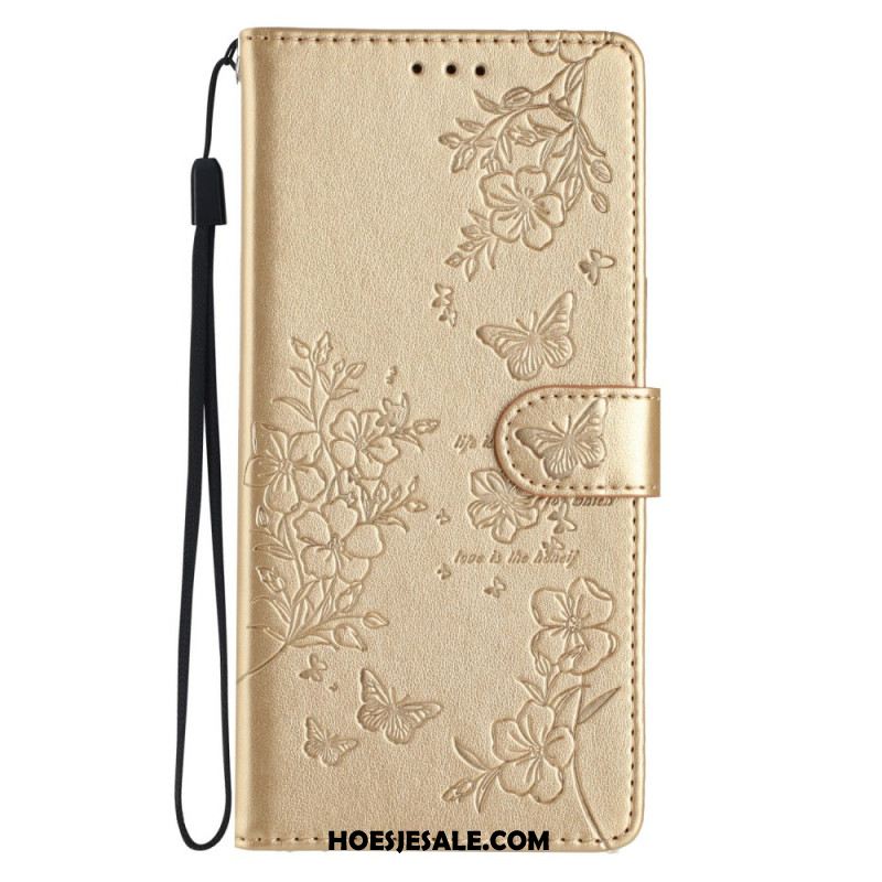 Leren Hoesje Xiaomi 15t Pro Bloemenpatroon Bescherming Hoesje