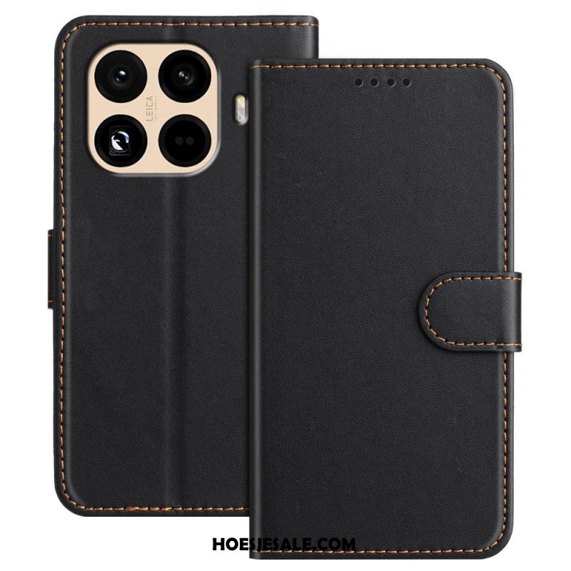 Leren Hoesje Xiaomi 15t Pro Couture Portemonnee