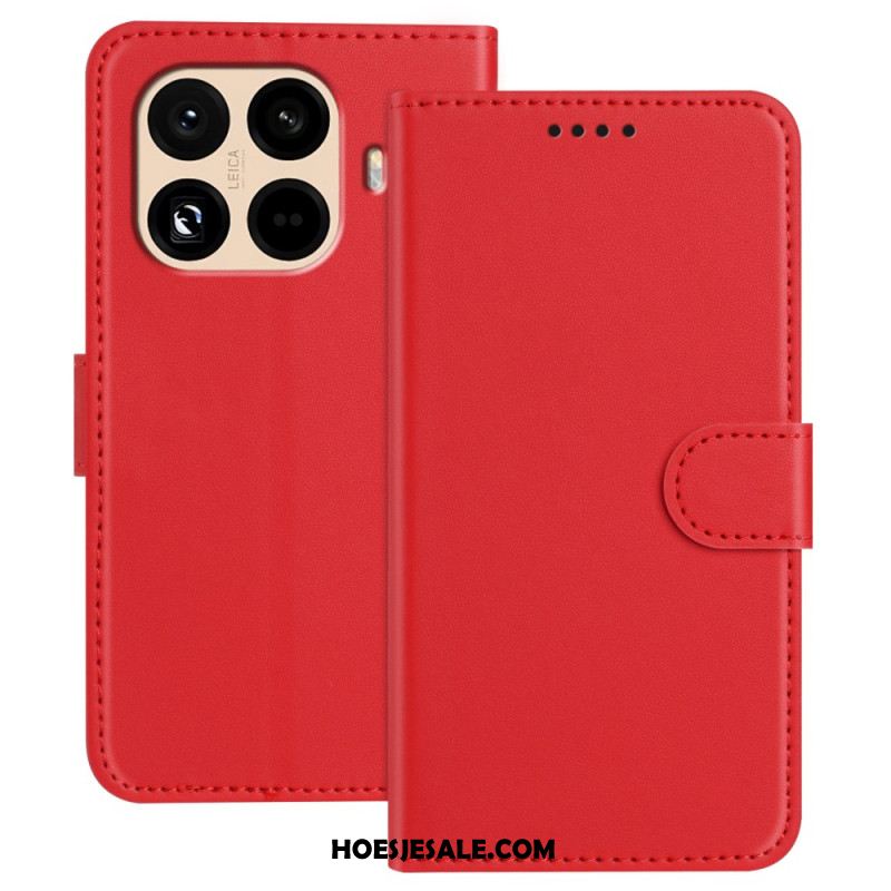 Leren Hoesje Xiaomi 15t Pro Couture Portemonnee
