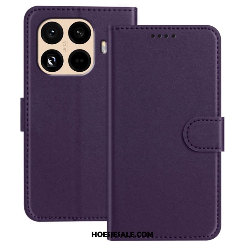Leren Hoesje Xiaomi 15t Pro Couture Portemonnee