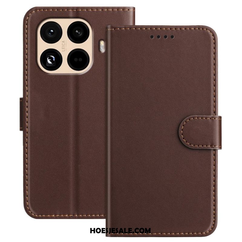 Leren Hoesje Xiaomi 15t Pro Couture Portemonnee