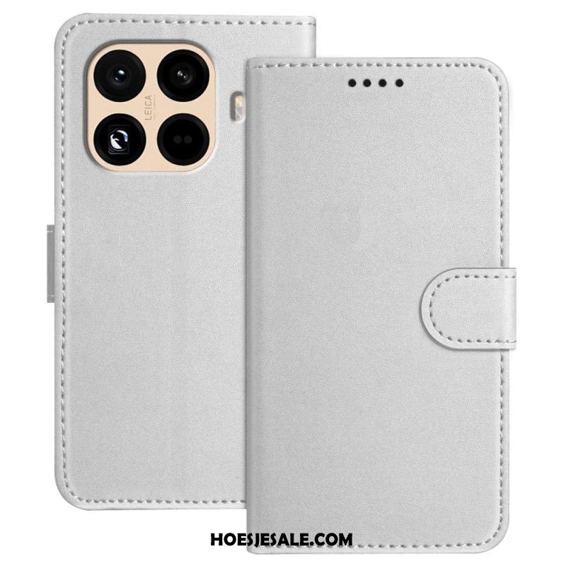 Leren Hoesje Xiaomi 15t Pro Couture Portemonnee