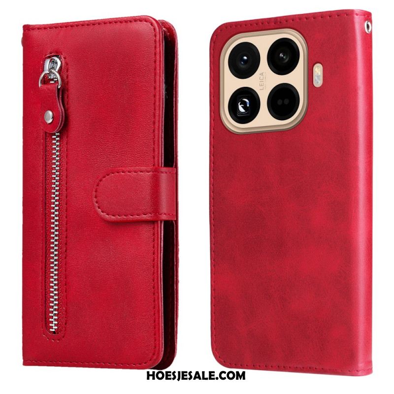 Leren Hoesje Xiaomi 15t Pro Etui Met Rits