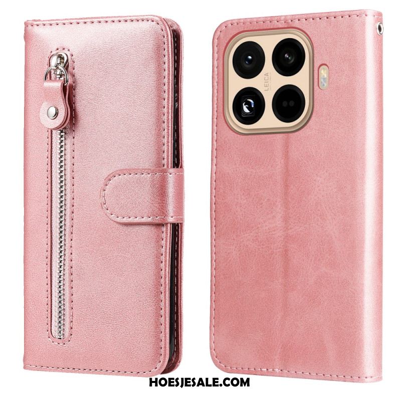 Leren Hoesje Xiaomi 15t Pro Etui Met Rits