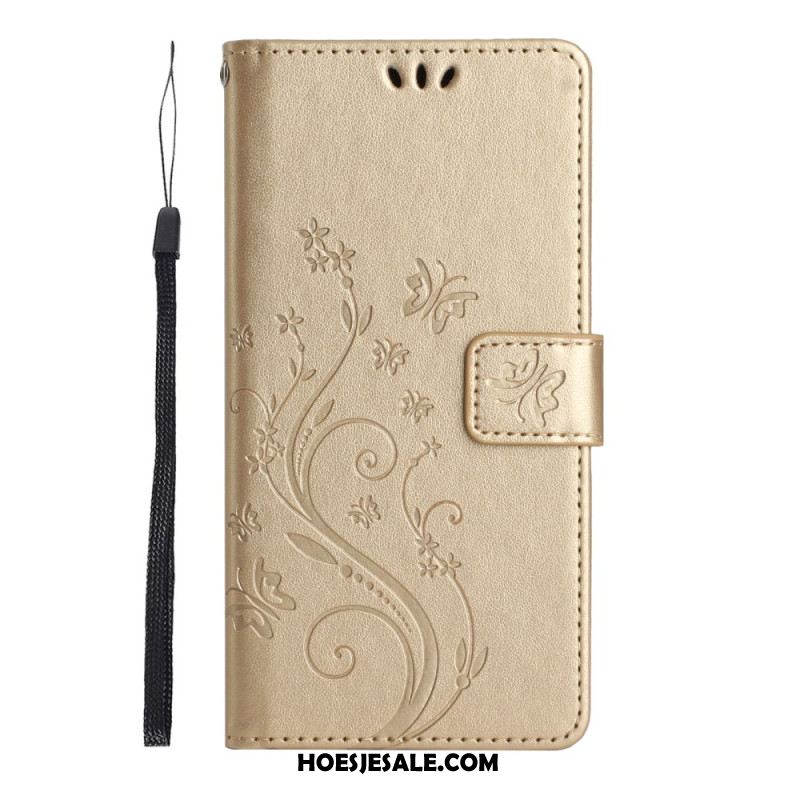 Leren Hoesje Xiaomi 15t Pro Kleine Bloemen Bescherming Hoesje